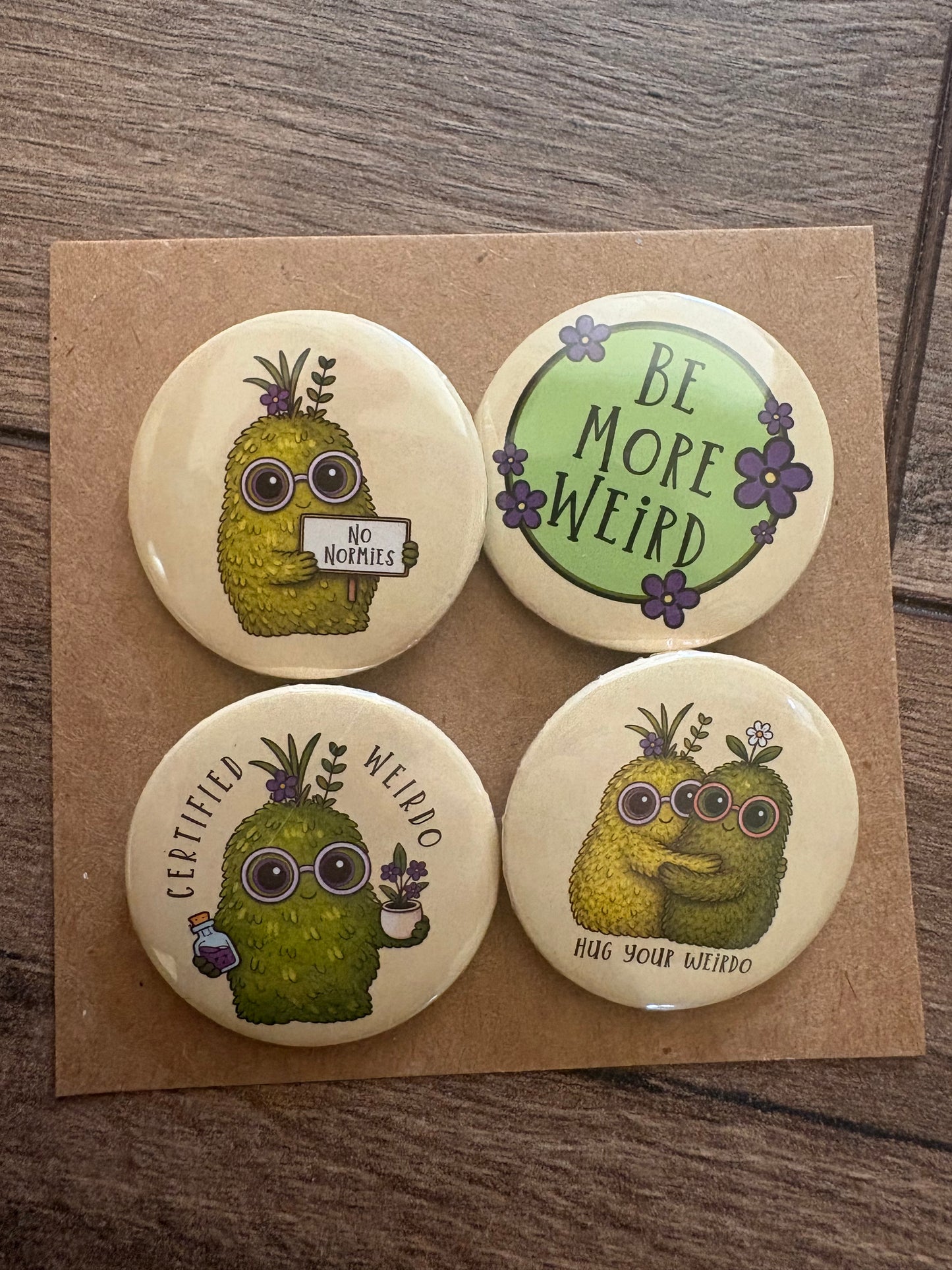 4 Weirdo Badges